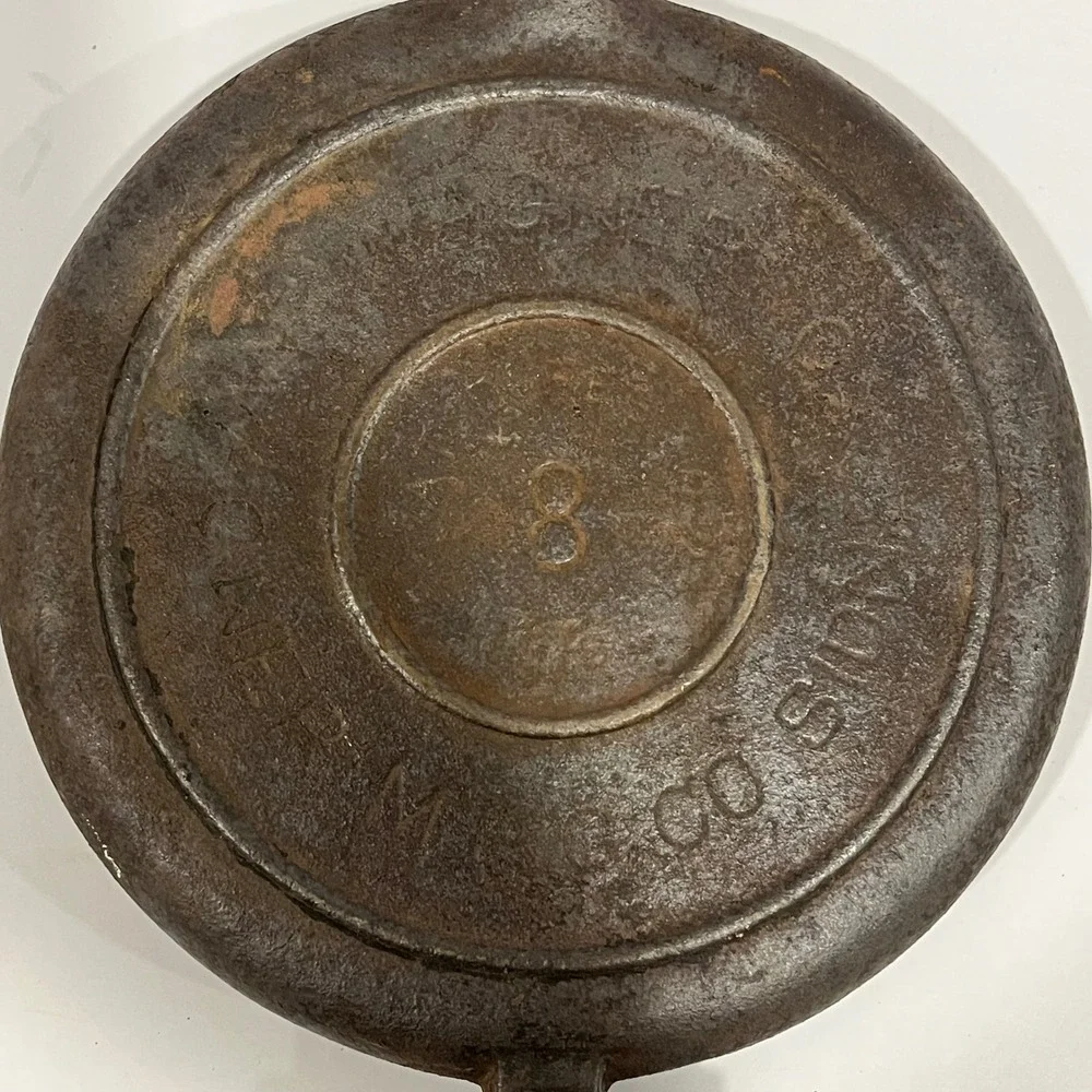 Wagner Mfg Co Sidney O Cast Iron Waffle Iron Paddles No 8 Wood Handle Antique